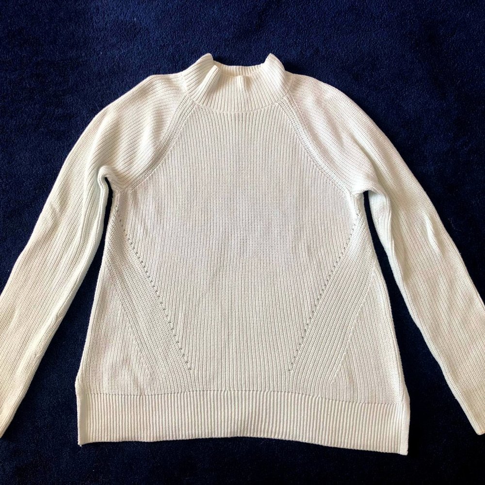 Women's Mint Green GAP Knit Turtleneck Sweater